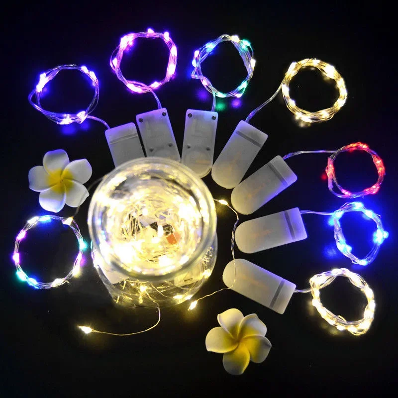 5M Copper Wire String Lights Battery Operated Christmas Garland Fairy Lights String Outdoor Garden Home Bedroom Party Decoration led string lights decorative lights string lights led fairy lights