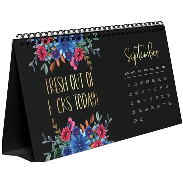 Desk Calendar 2024 Calendar For Tired- Women Fu-Ck It 2024 Calendar Sweary  Calendar Planner Durable Easy Install - AliExpress