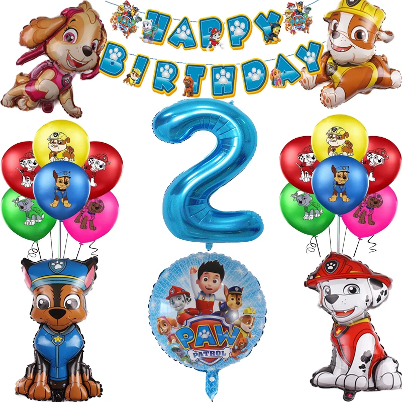 Globo patrulla canina Happy Birthday