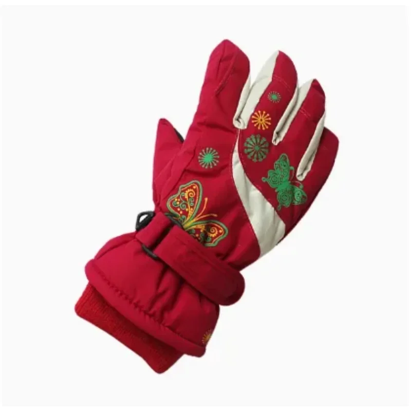 Children's Winter Skiing Windproof Thickened and Warm Gloves