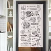 Coffee Pattern Nordic Restaurant Cafe Door Curtain for Kitchen Living Room Linen Doorway Curtains Entrance Decor Noren Curtains 4