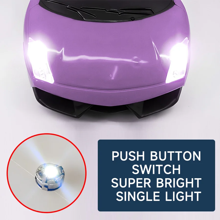 Pack of 2 Miniature Wireless Super Bright LED Lamps with Press Button