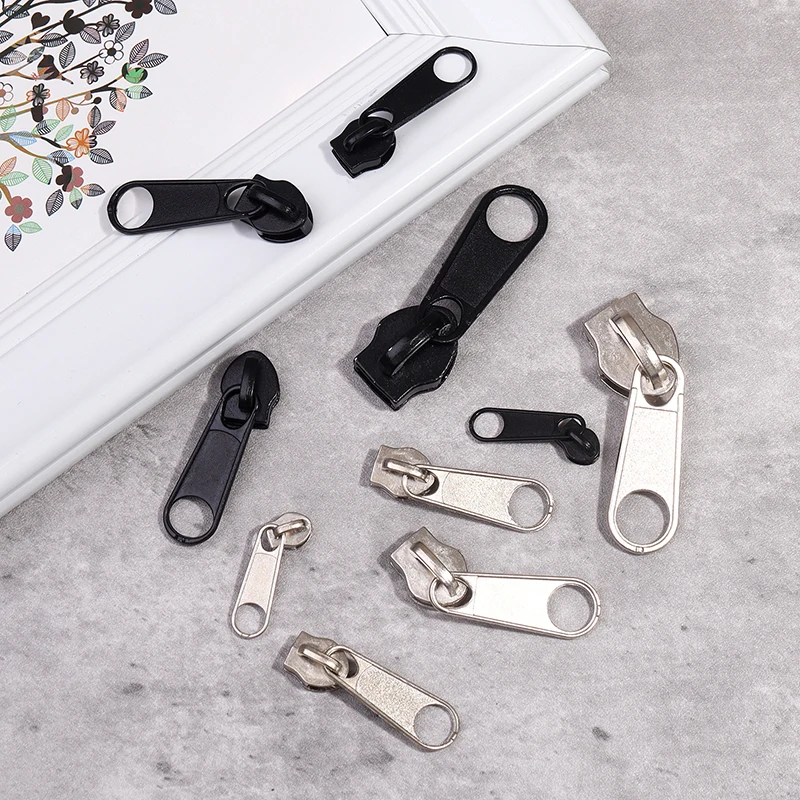3# 5# 8# 10# Zipper Head Zipper Repair Kit Easy Fix Slider Head Puller Closure Universal Replacement Broken Wearable zipper repair kit zipper pullers zipper sliders zipper heads zipper accessories