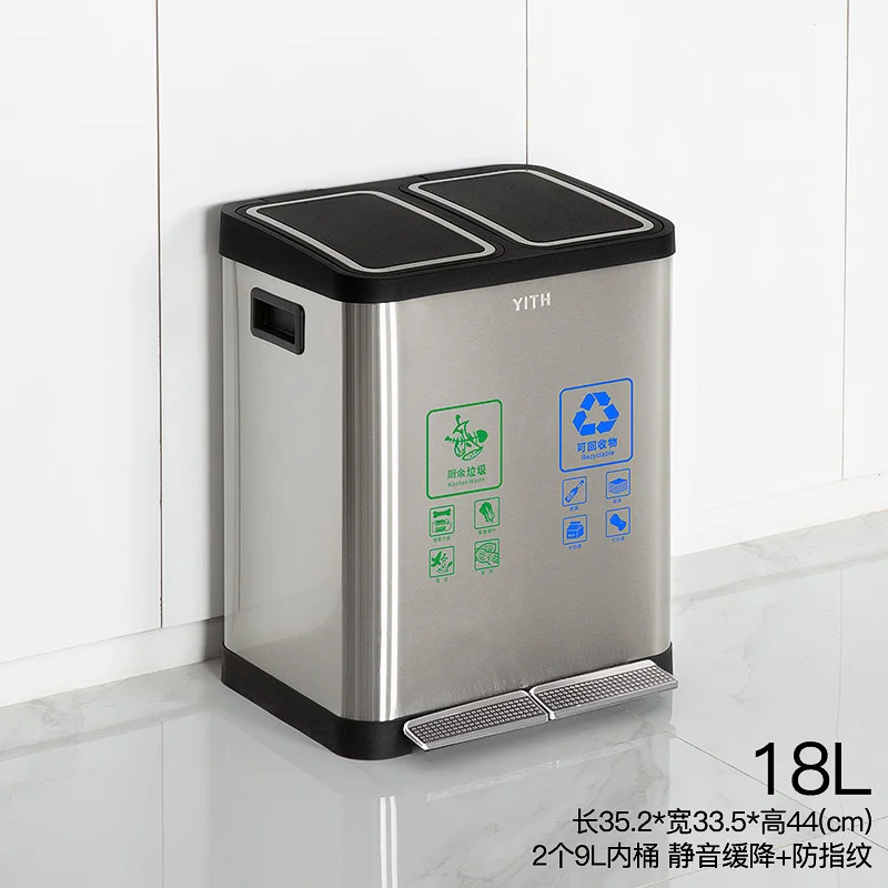 Large-Capacity Outdoor Use Commercial Covered Kitchen Household Extra Large  Trash Can with Cover - China Trash Bin and Large Trash Bin price