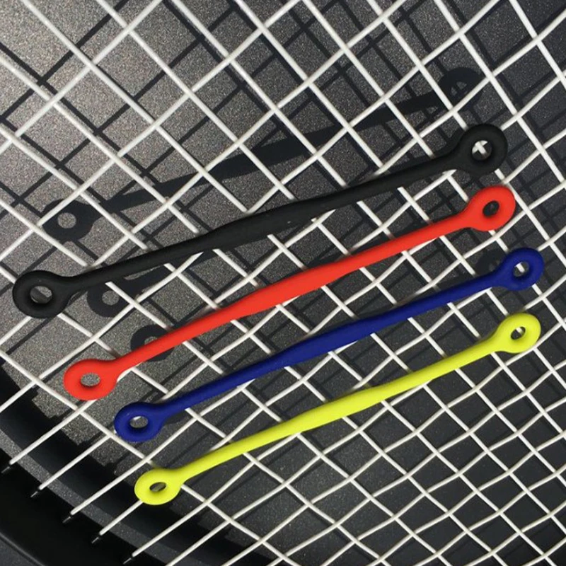 Tennis Racket Ring Tennis Racket Head Guard Tape 10pcs long shape Tennis Racket Damper Shock Absorber to reduce tennis raqueta Shock
