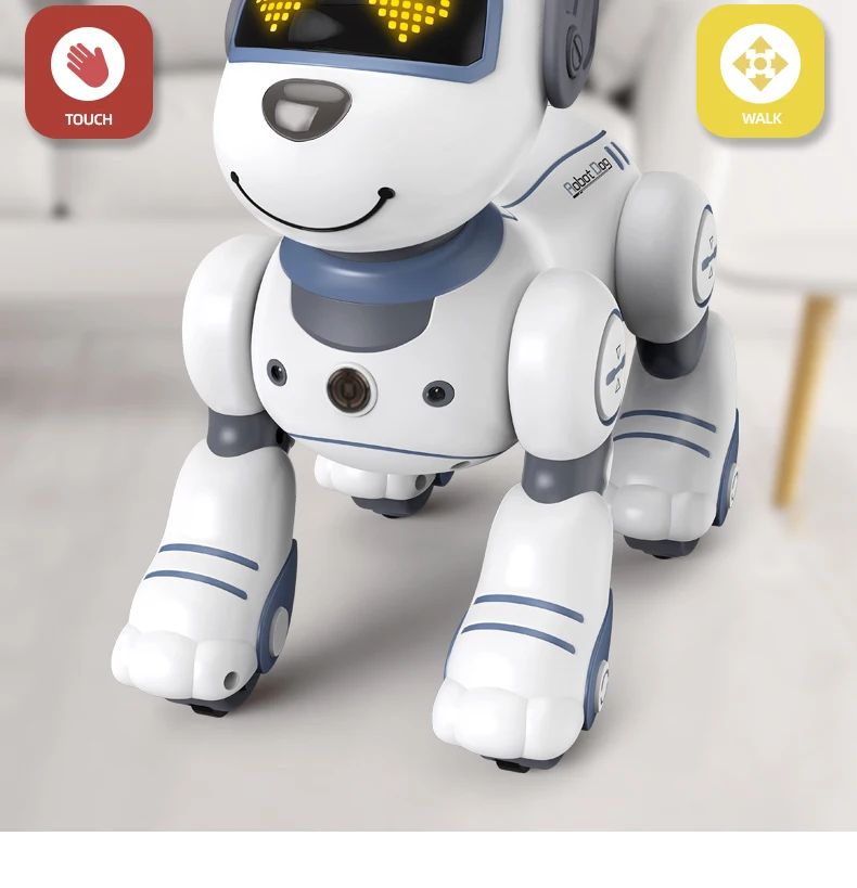 Kid Funny RC Robot Voice Electronic Stunt Dog Toy