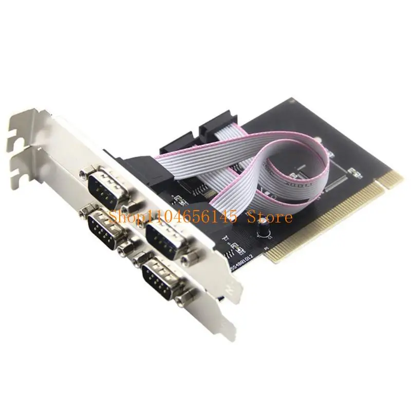 652F RS232 직렬 포트 PCIE 라이저 카드 직렬 컨트롤러 카드 PCIExpress 카드