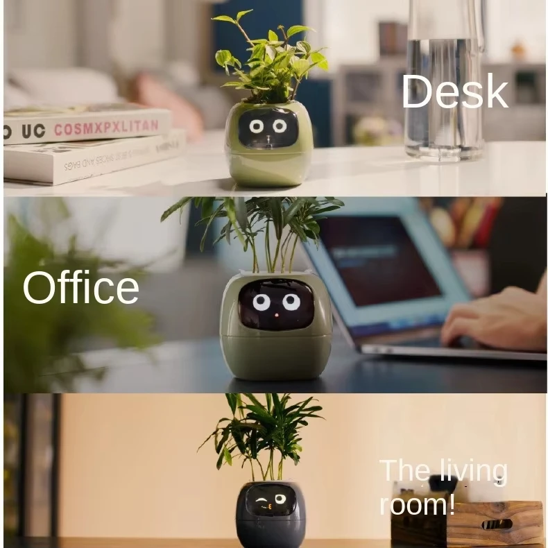 Ivy Smart Planter Endless Fun Over 49 Rich Expressions 7 Smart Sensors And AI Chips Make Raising Plants Easy And Fun Gifts