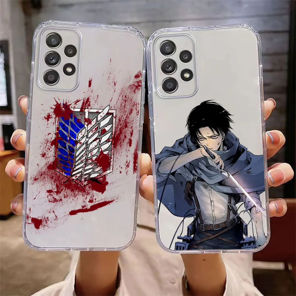 

Japanese Anime A-Attack On Titan Case For Samsung A73 A72 A71 A53 A52 A51 A50 A42 A33 A32 A31 A30 A23 A22 A21S A13 A12 5G Cover