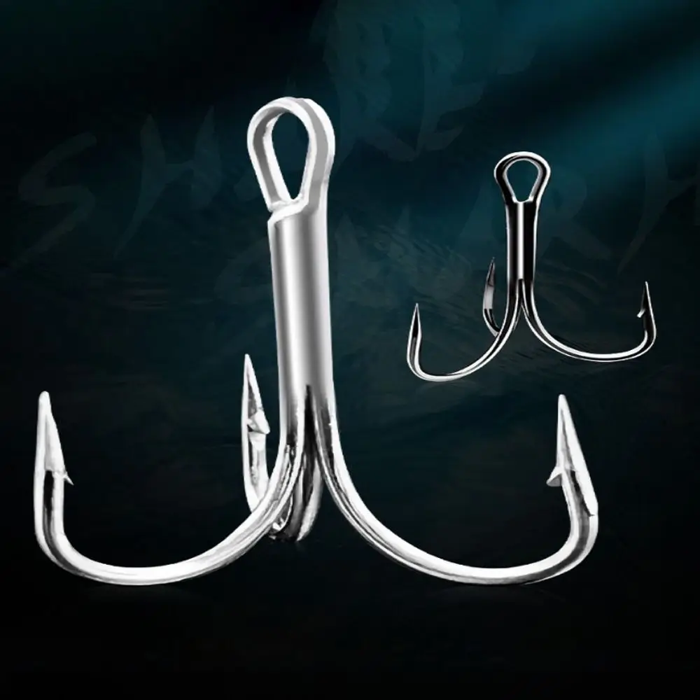 

Reinforced Vibration Fresh Water Seawater Welding Treble Hooks Barbed Fishhooks Sequin Barb Fishinghook Fishing Treble Hook