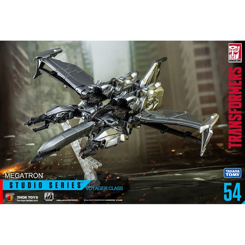 재고 오리지널 하스브로 트랜스포머 스튜디오 시리즈 54 보이저 클래스 메가트론 컬렉션 모델, 액션 피규어 장난감  선물-Freehip.co.kr