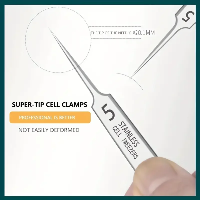 8 PCS Stainless Steel Acne Clip, Cell Blackhead Needle, Beauty Salon Needle Tool
