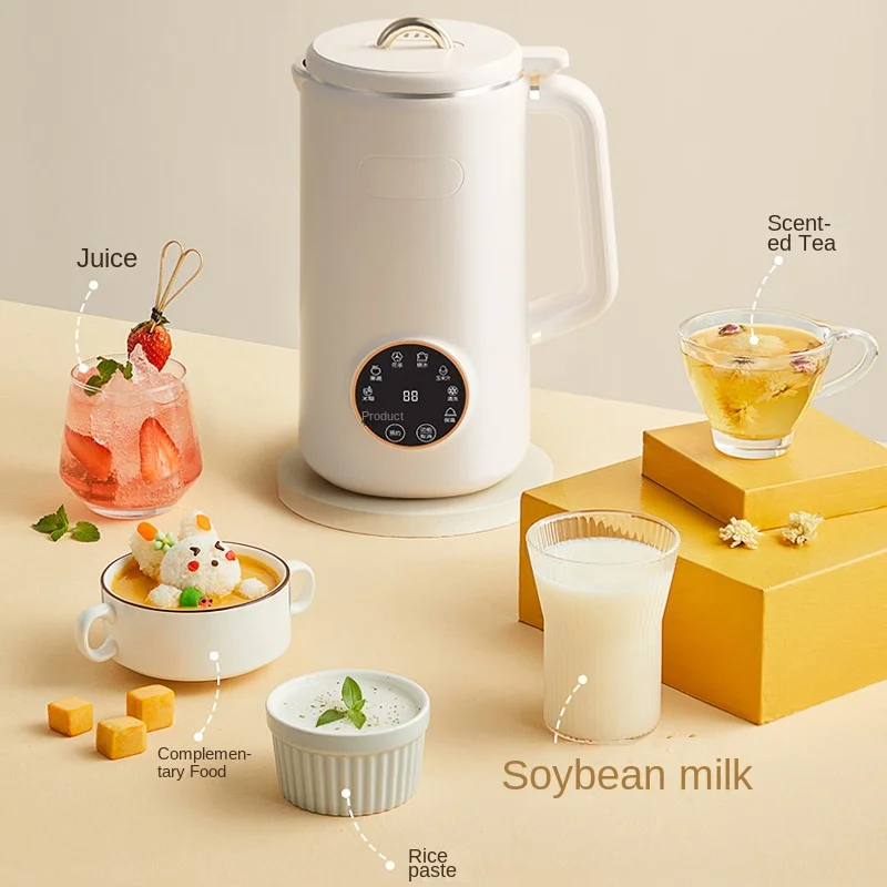 Máquina de Quebrar Parede sem Filtro Máquina de Processamento de Feijão Máquina de Leite de Soja Liquidificador de Alimentos Chaleira Multifuncional 110v 220v