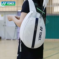 2023 New Yonex Tennis Badminton Racquet Bag 3 Pieces One Shoulder Mini Compact Lightweight Portable White Chest Bag Shoulder Bag 1