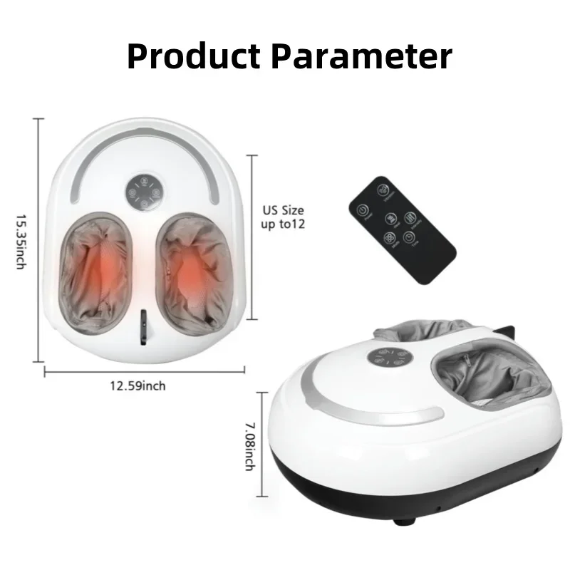 Electric Foot Massager with Heating and Shiatsu for Relaxation