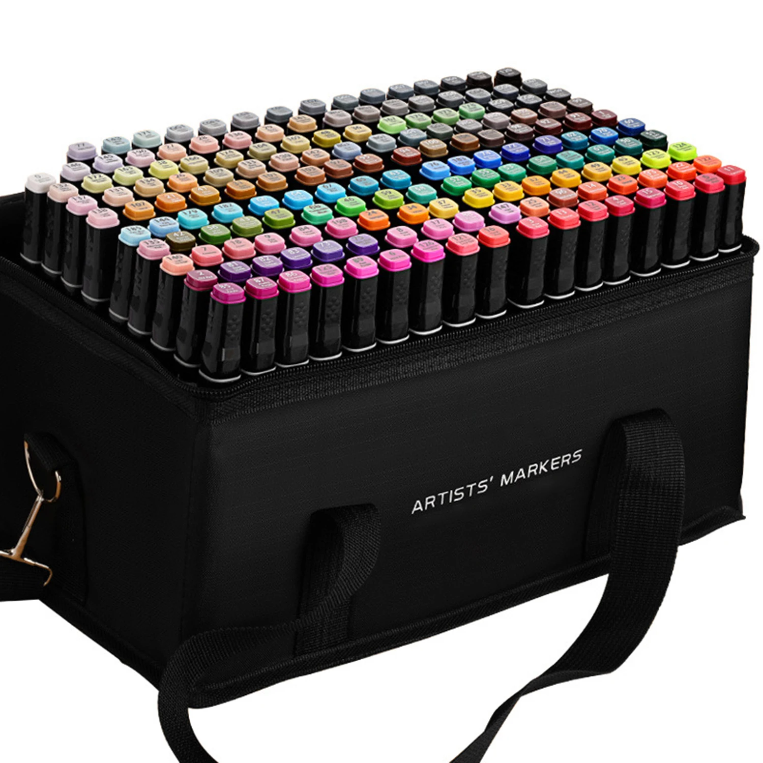 Artify Artist Alcohol Based Art Marker Set - 40 Colors | Dual Tipped Twin  Artify Marker Pens with Plastic Carrying Case