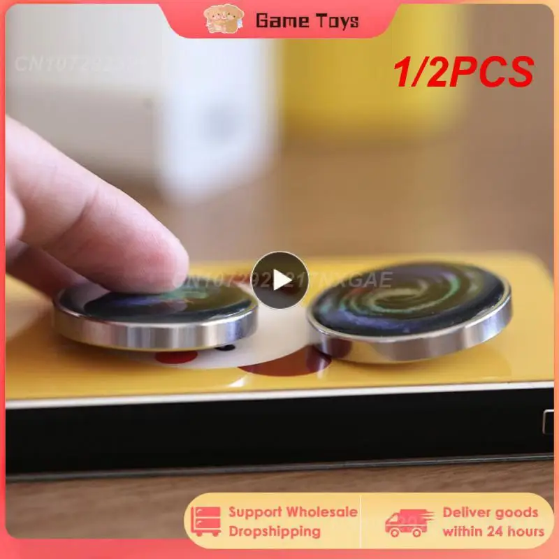 

1/2PCS Metal Fidget Spinner Desk Toys Adults Office Antistress kinetic Rotating Spinner Children Stress Relief Spinning stress