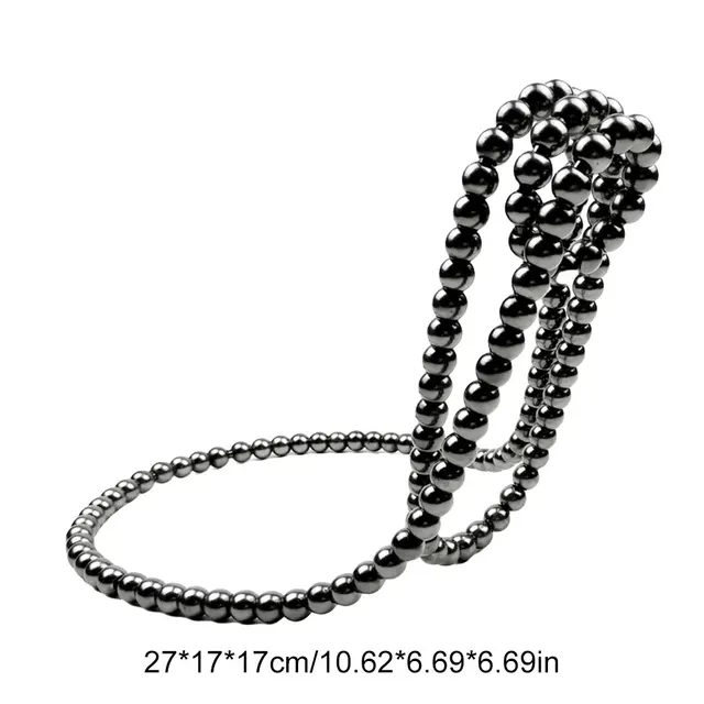 Portabottiglie A Catena Magica - Illusione Ottica Bottiglia Fluttuante Per Vino E Decorazione - Foto 3