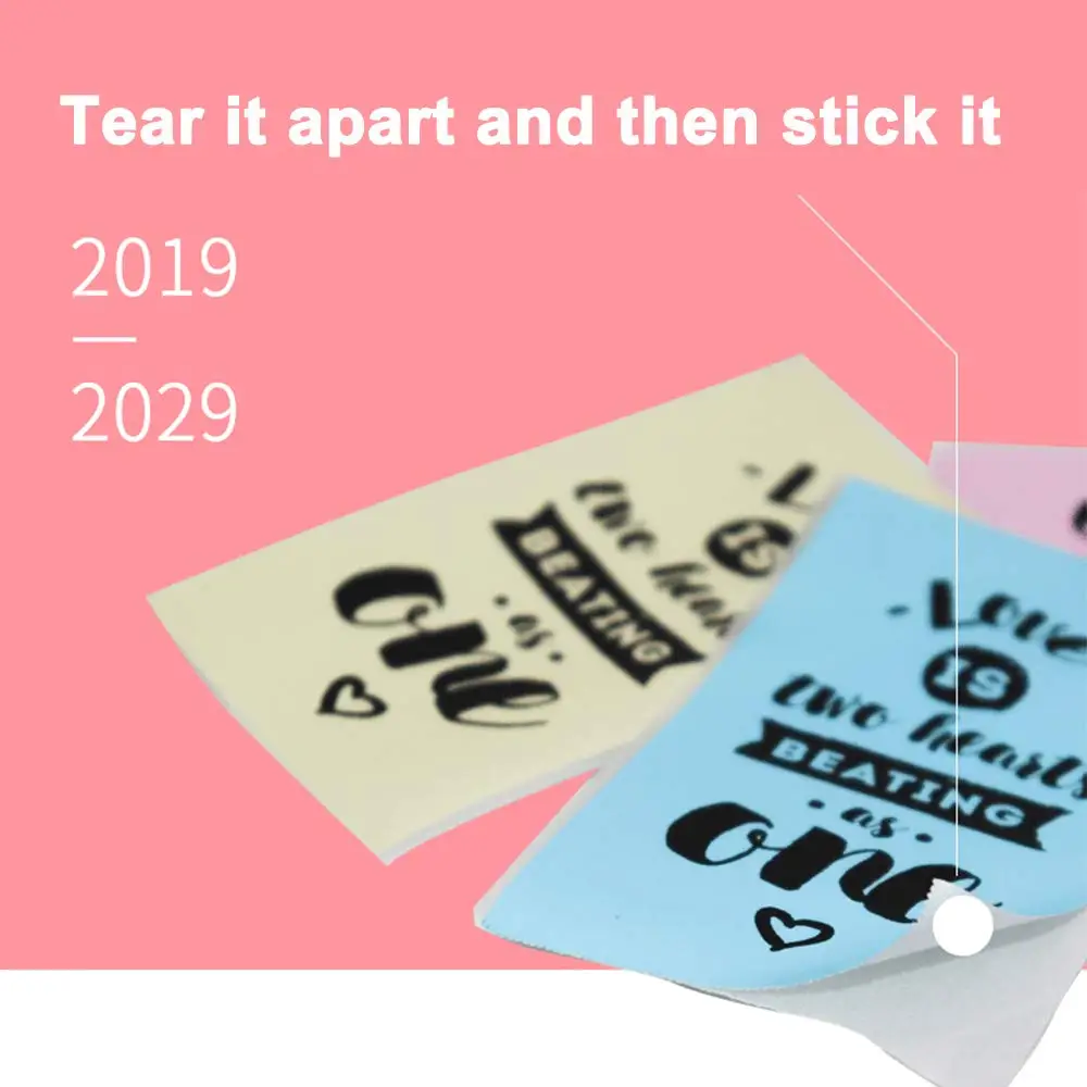 HD Mini Thermal Paper 56mm Width Labels  Sticker Colors Transparent Photo Papers For PeriPage Paperang Cute Portable Printer
