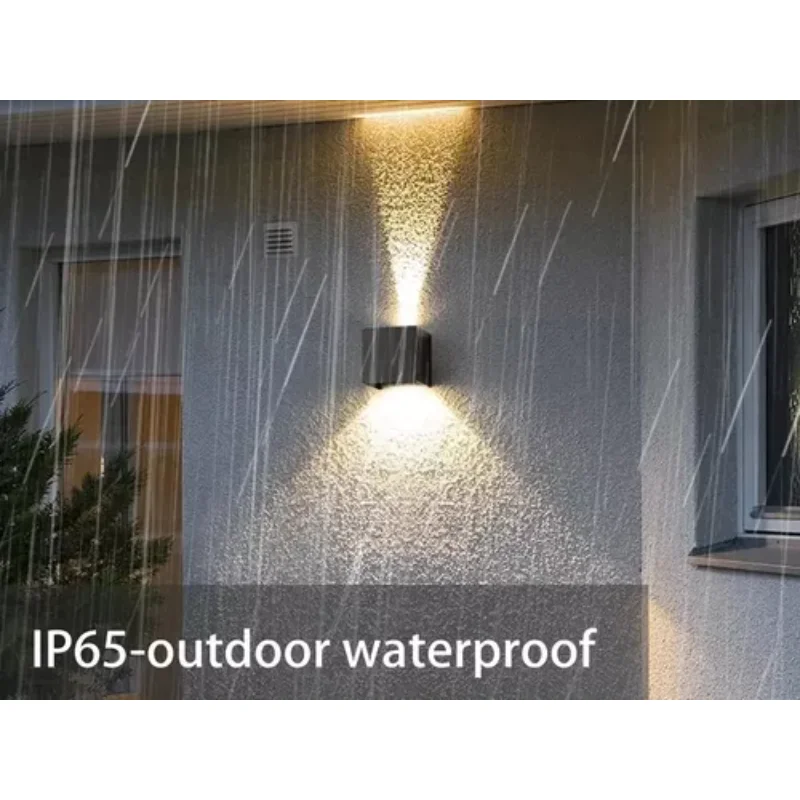 12W 120W Indoor Outdoor 3000K Wall Light-Perfect for Both Indoor and Outdoor Use