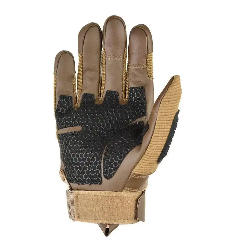 에어소프트 전술 터치스크린 페인트볼 하드 너클 펀치 남성용 슈팅 하이킹 전투 풀 핑거 장갑