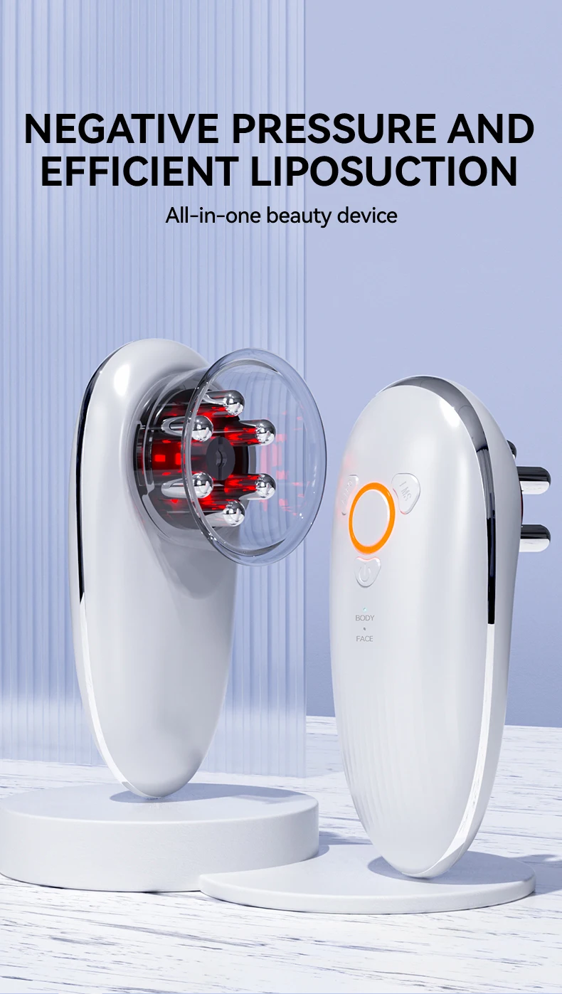4-in-1 Elektrisches Cellulite-Massagegerät Körperformungs- und Schlankheitsmaschine für Bauch, Taille, Arme, Beine Handgehaltenes Gesichtshautstraffungsgerät – Detail 1