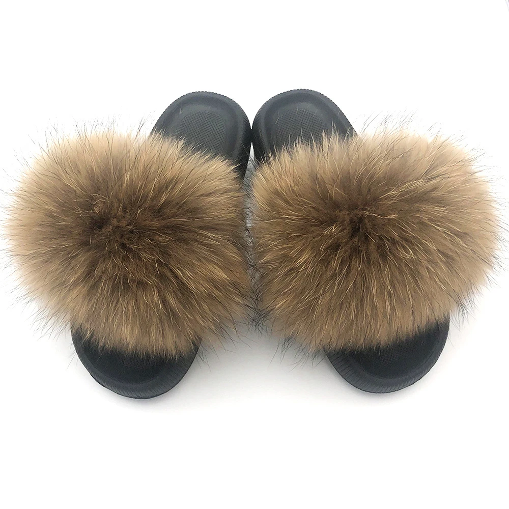 wholesale slippers with fur
