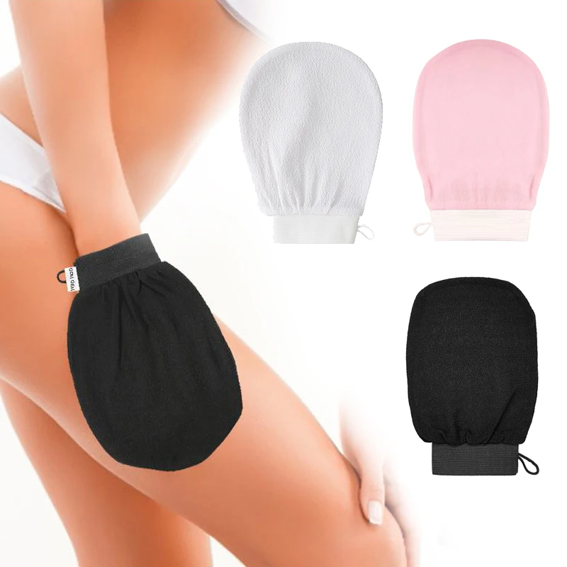 PeelingBodyScrubShowerBathGloveScrubExfoliatingGloveFacialTan