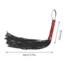 New PU Non Slip Leather Horse Whip Crop Tassels Short Whip With Handle Equestrian Whip Teaching Riding Crop Horses Accessories 6