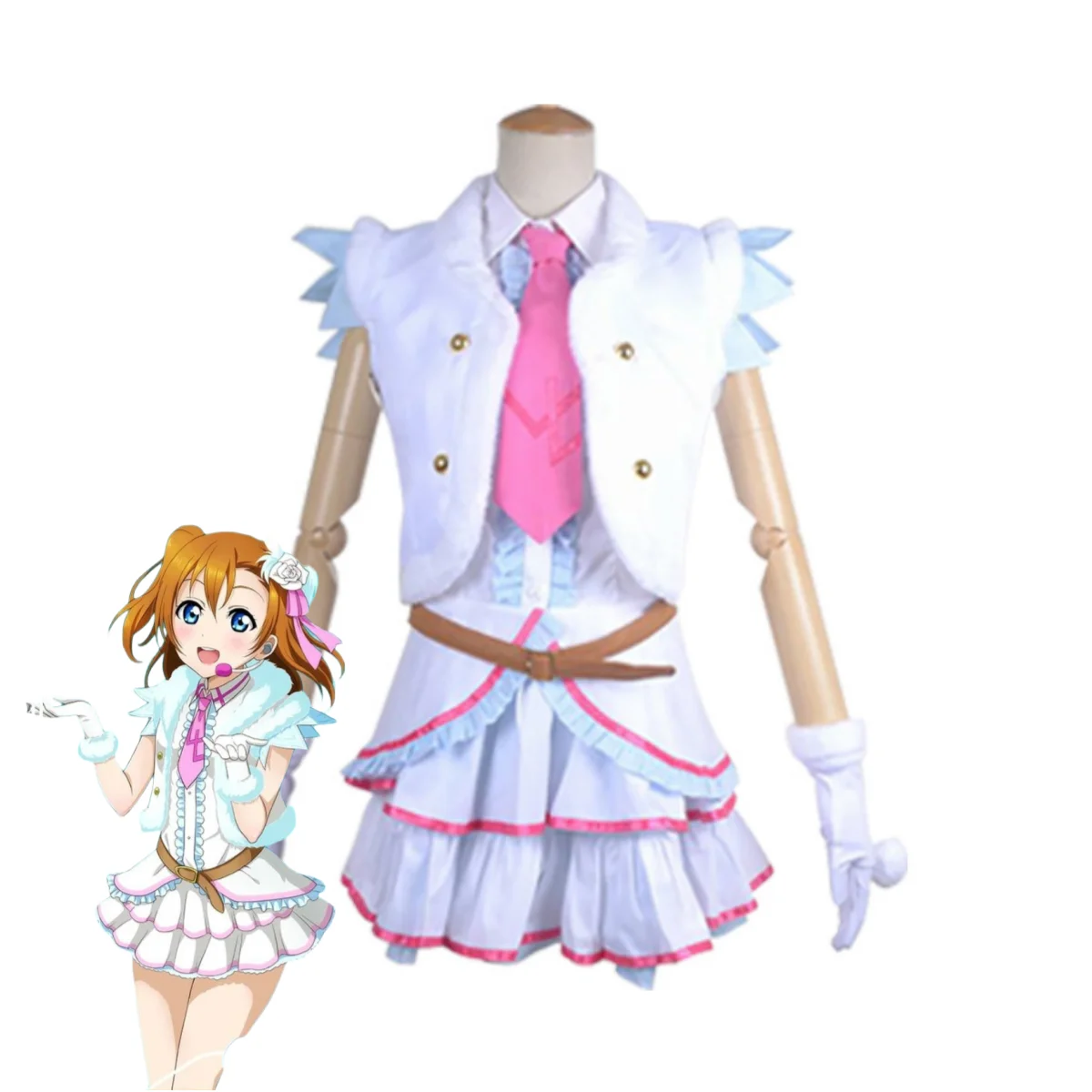 Love Live Kotori Minami Snow Halation Winter Dress Cosplay Costume