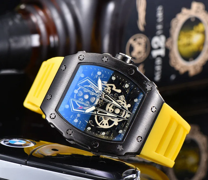 2022 Men's Watch RM Luxury Watches Casual Automatic Calendar Men's Watch Sports Quartz Chronograph 