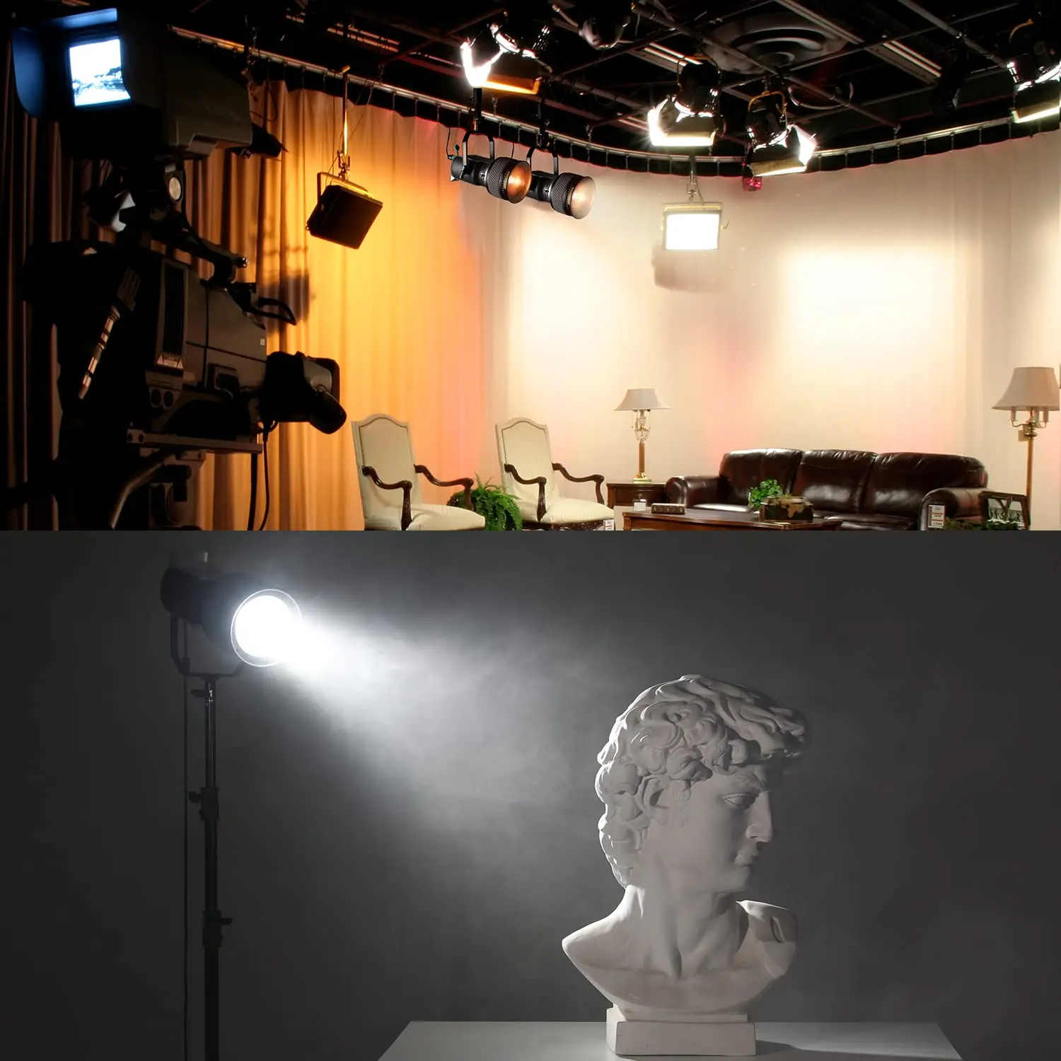 GVM F40 Fresnel Attachment for LED Light Spotlight Brightness Improve Compatible