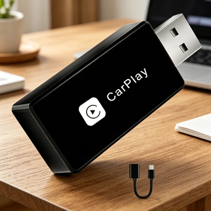 무선 CarPlay 어댑터 USB 플러그 앤 플레이 유선에서 무선으로 변환하는 동글 아이폰용 유선 CarPlay 차량용 자동 운전 액세서리