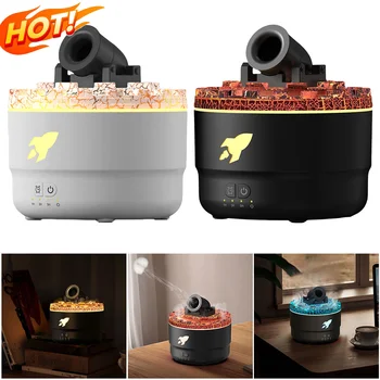 Volcanic Crack Cannons Humidifier Essential Oil Diffuser with Timer RGB Cannon Blast Aroma Humidifier Aromatherapy Diffuser 1