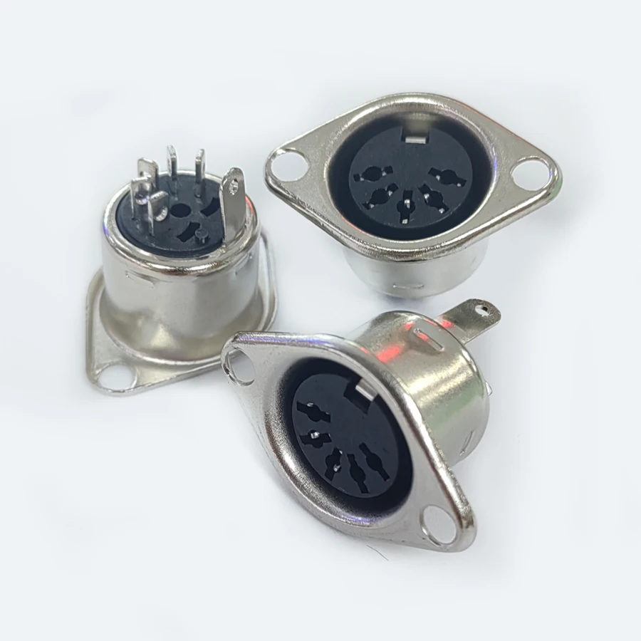 20pcs/Lot Big S Terminal DIN5/DIN Female Socket/Jack Connector 5P/5Pin ...