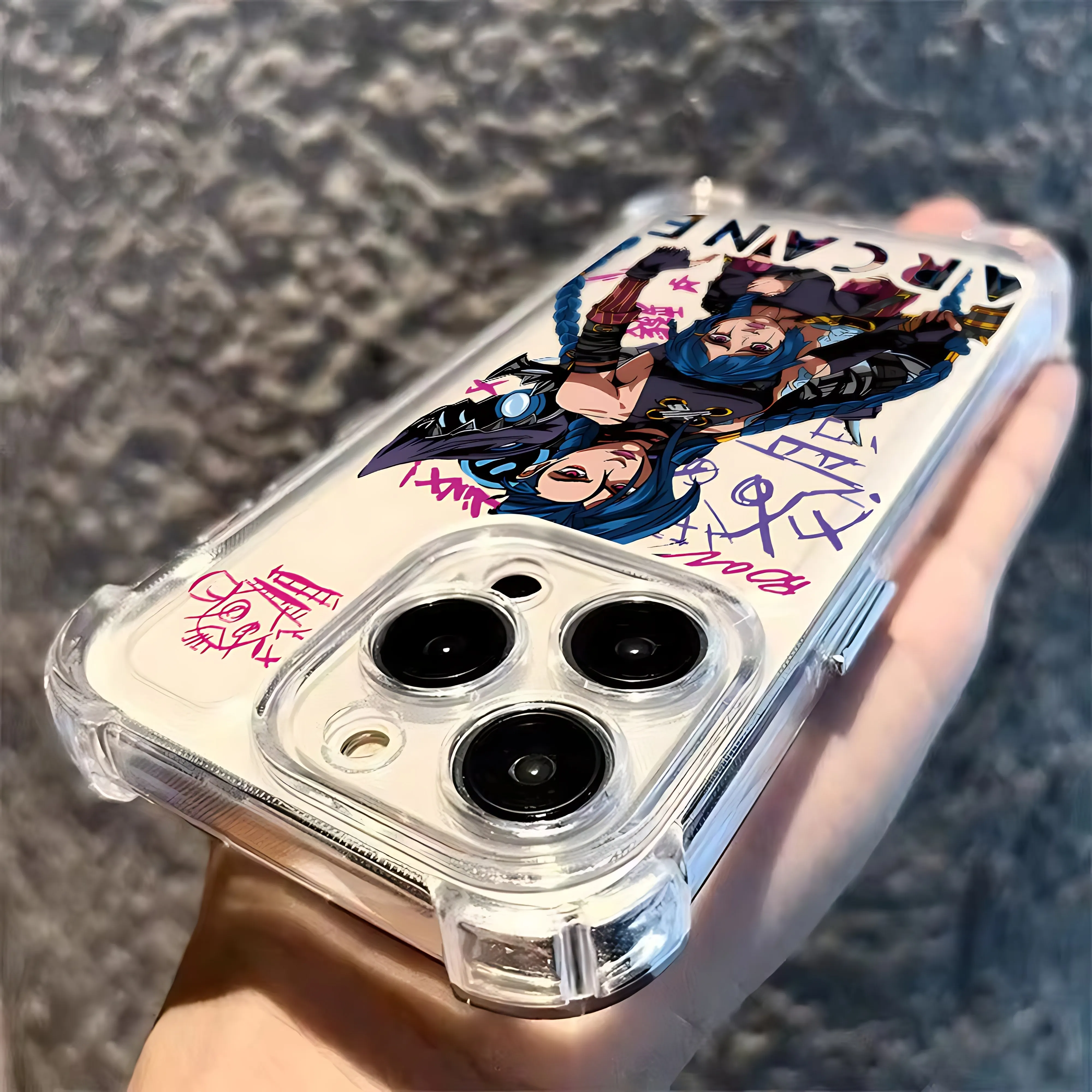Jinxes V-Vi L-Lol Protective Phone Case