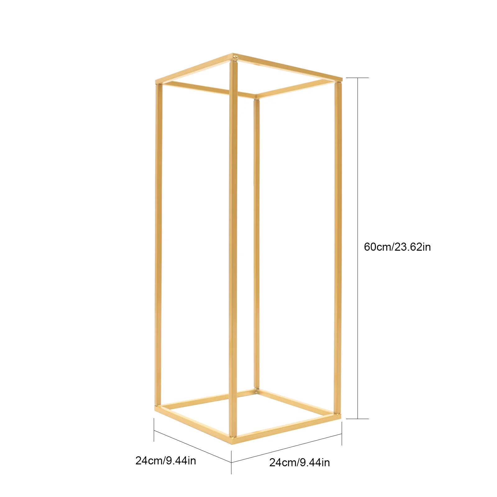 4pcs Metal Column Flower Stand Floor-standing Party Wedding Decor Rack Holder