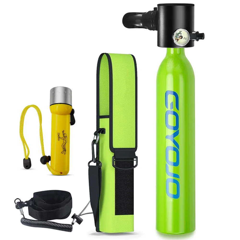 scuba cylinder tank 0.5L Mini Scuba Cylinder Tank 5-10 Minutes 2025 Underwater Breathing Equipment Portable Oxygen Kit Lung