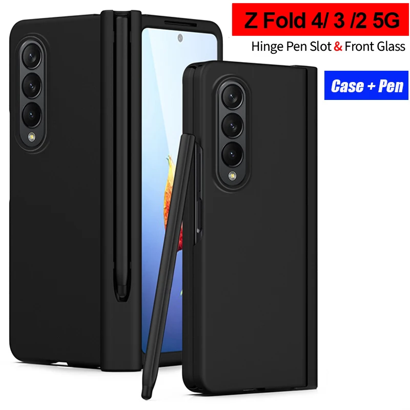 

Чехол для Samsung Galaxy Z Fold 4 3 2 5G, противоударный, с петлей, полная защита