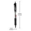 4/8 High appearance level neutral pens 0.38mm smooth writing grip comfortable Student pens Study stationery/office supplies Back 6