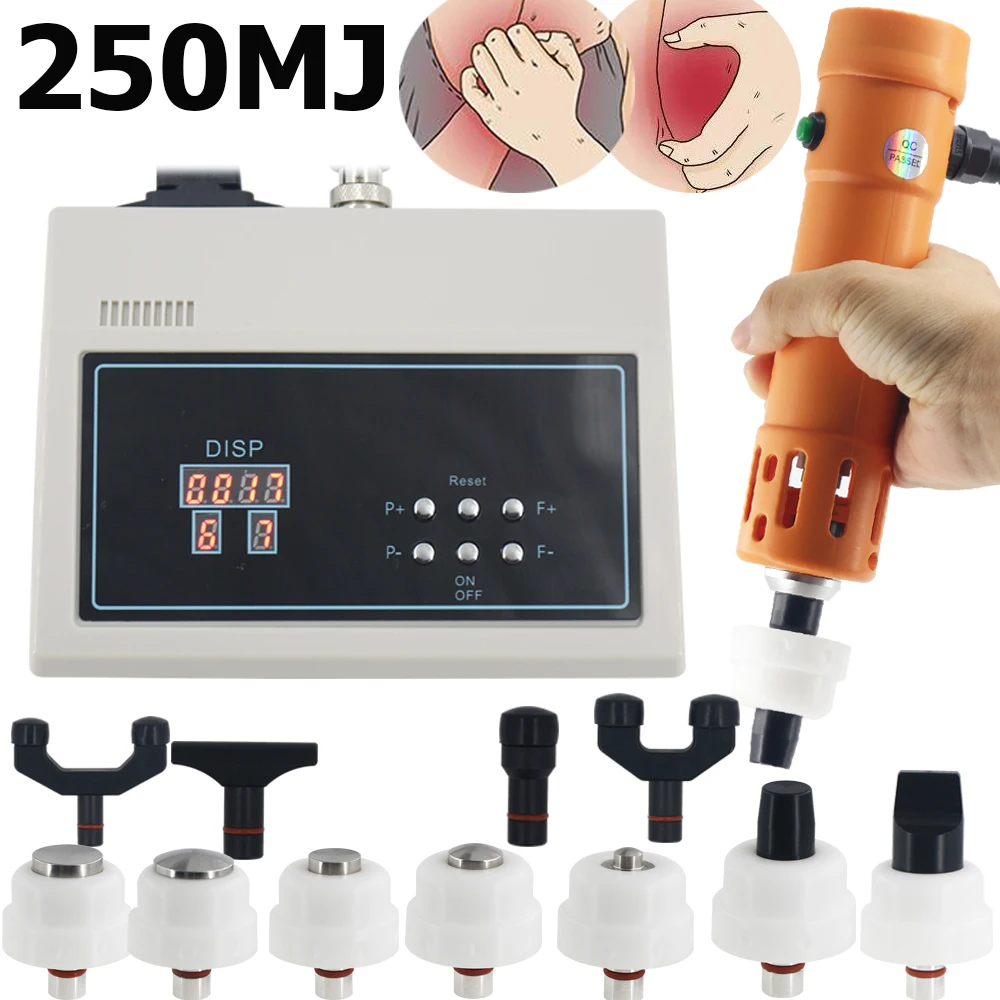 

Chiropractic Gun Shockwave Therapy Machine Effective Pain Relief Erectile Dysfunction ED Treatment Physiotherapy Massager 2 in 1