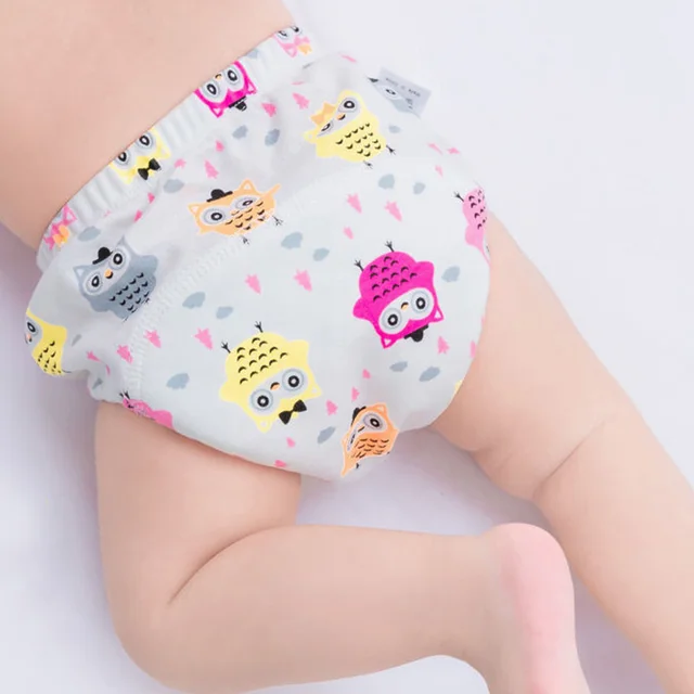 2022 New Baby Reusable Diapers 6 Layer Waterproof Reusable Cotton Diapers Breathable Training Shorts Underwear Cloth Pants Nappy - Image 2