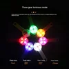 Dog Collar LED Light USB Rechargeable Waterproof Anti Lost Safety Flashing Pendant for Dogs Cats Pets Night Walking Reflective 3