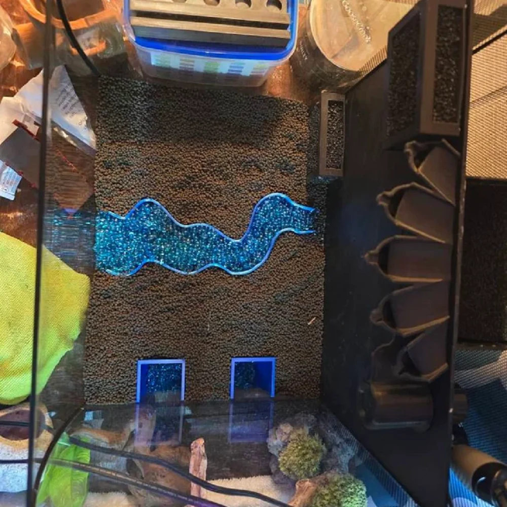 Curated visual reference: Gravel Divider Fish Tank Decor For Aquariums Terrariums Aquarium Cave Photo Inspiration