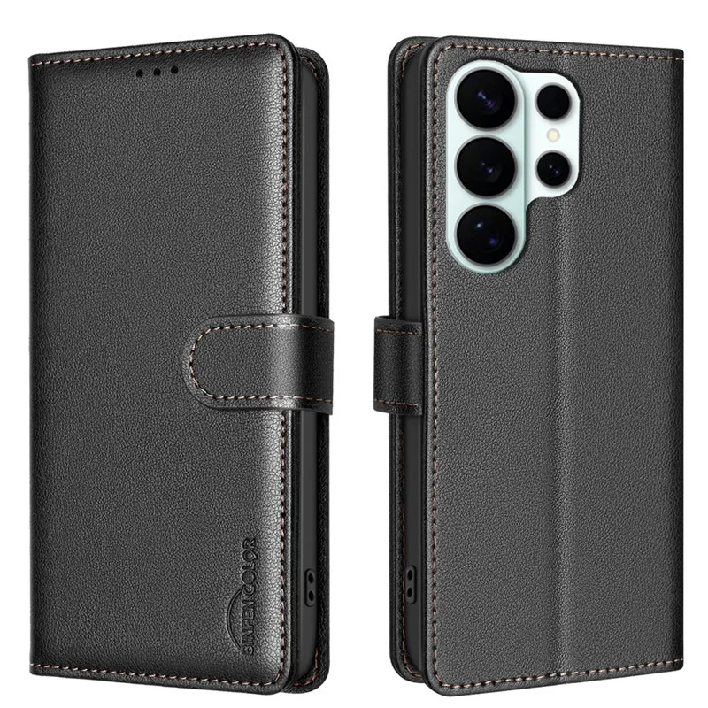 Wallet Flip Anti-Theft Leather Case with RFID Blocking Protective Cover