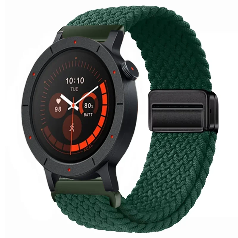 Versatile Nylon Watch Strap with Magnetic Closure (20mm & 22mm)