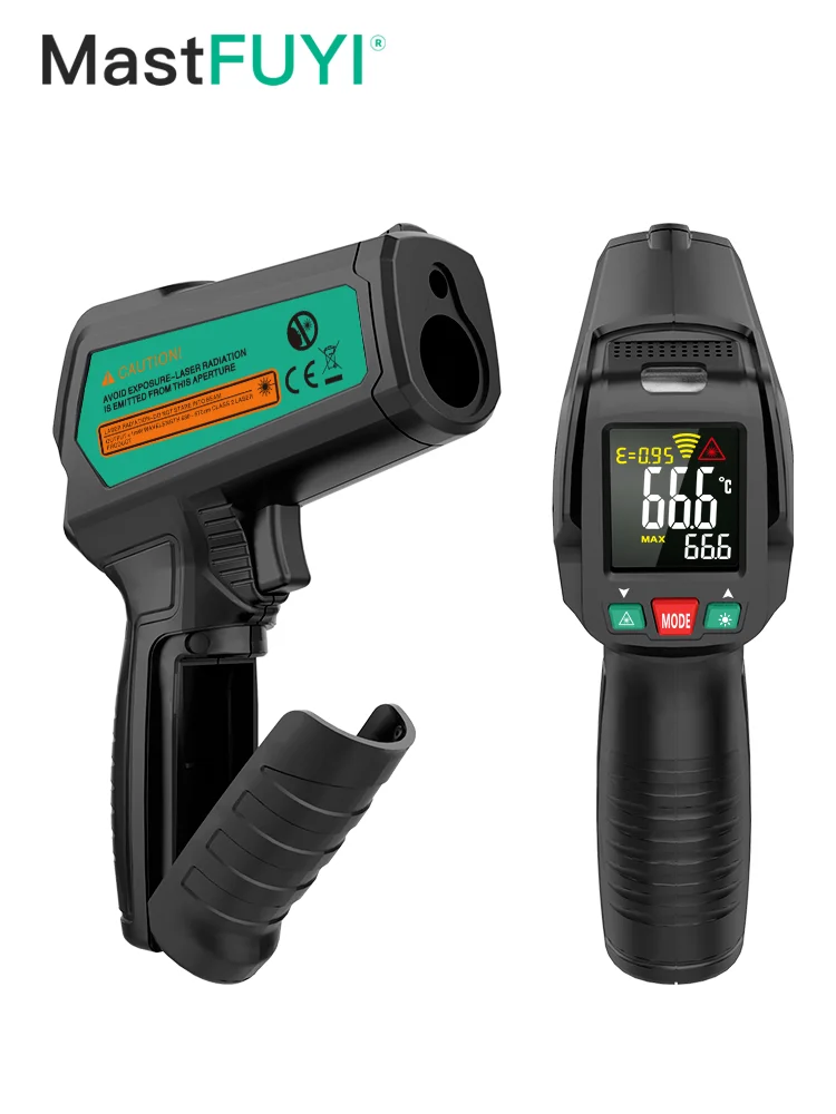 Digital Thermometer -50~580℃ Non-Contact Laser Pyrometer For Industrial Use