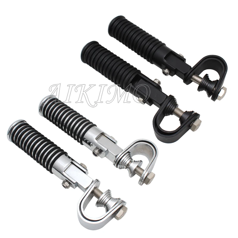 

1 Pair Aluminum Motorcycle Highway Engine Guard Crash Bars Foot Pegs Foot Rests Suitable for Harley Davidson Honda Suzuki