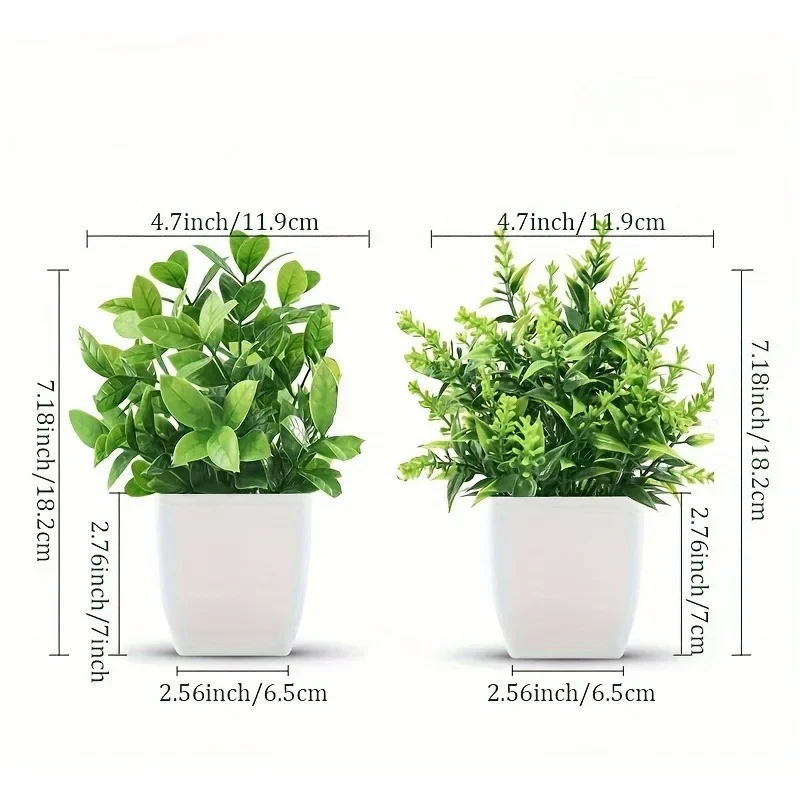 Artificial Mini Potted Eucalyptus Plant 5