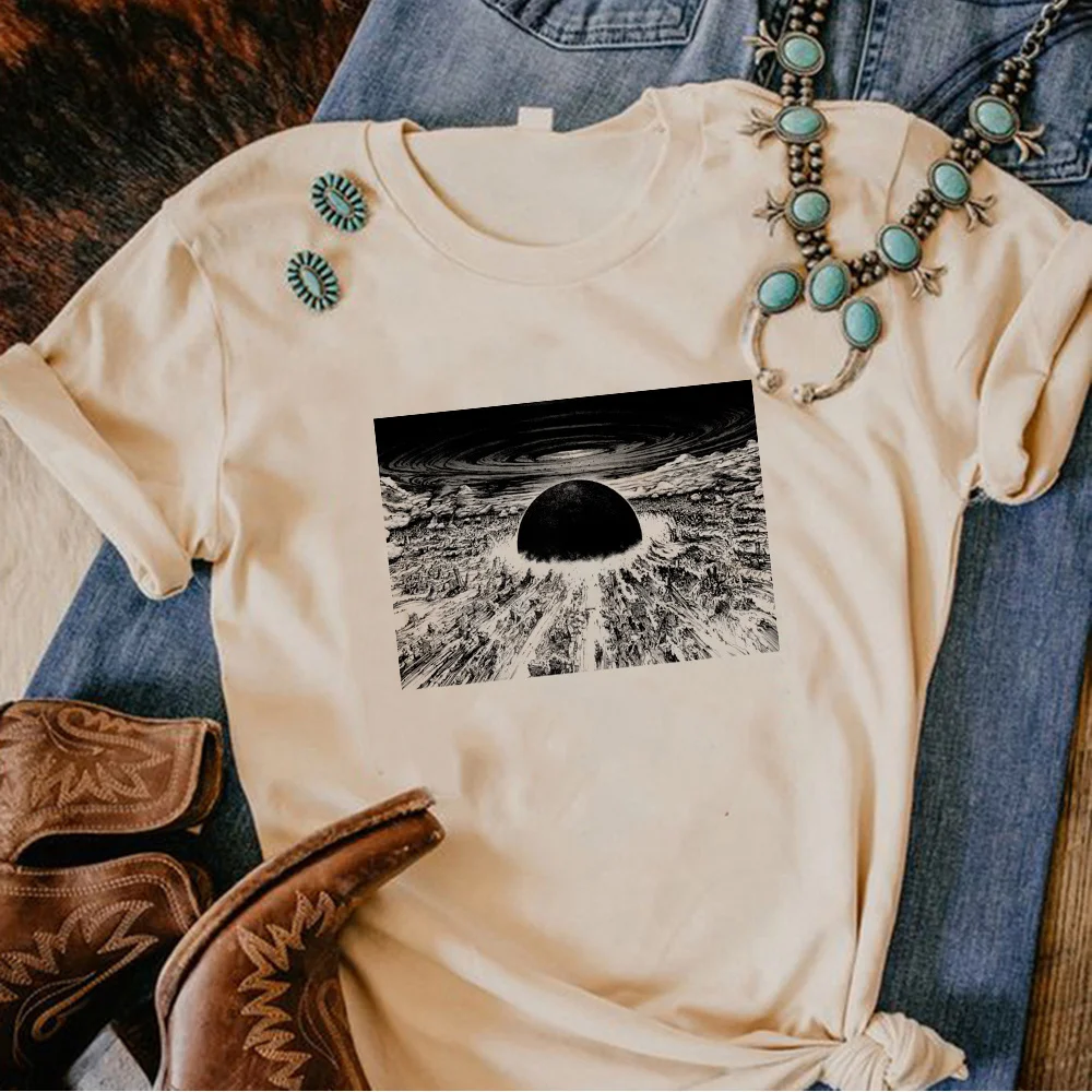 

Akira t shirt women streetwear summer funny Tee girl streetwear 2000s y2k clothes